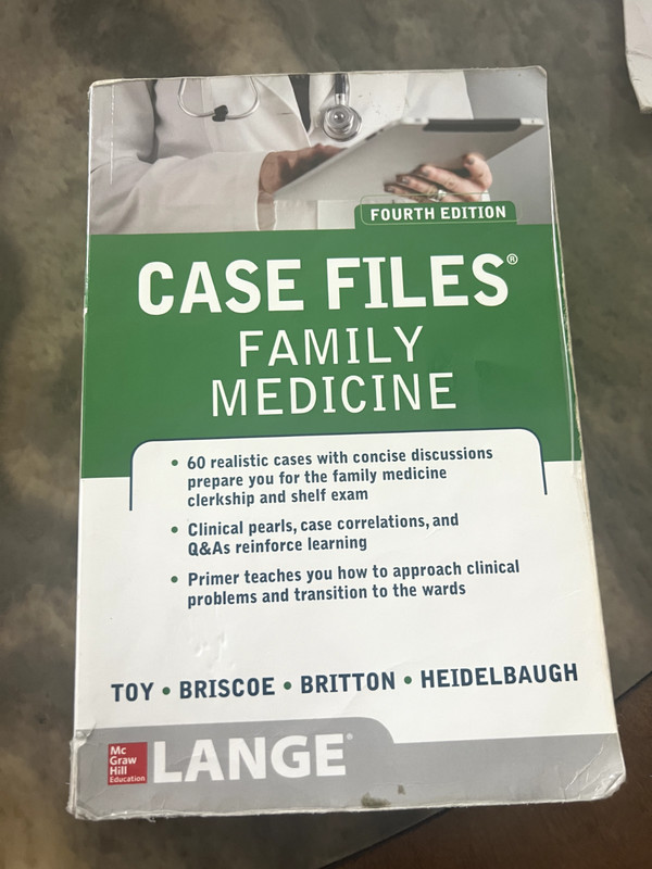 Case Files Family Medicine, Fourth Edition by Donald Briscoe, Eugene C. Toy,…