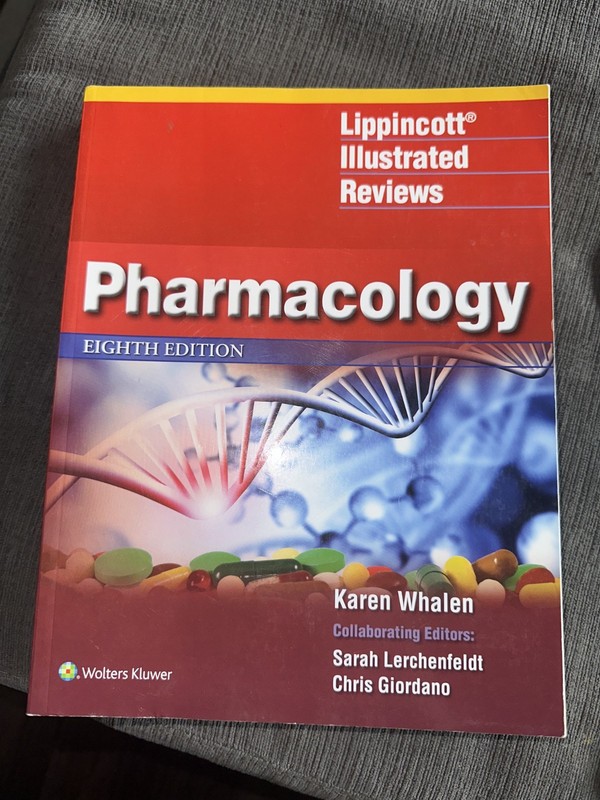 Pharmacology Eighth Edition By: Karen Whalen / LIKE NEW / TEXTBOOK PAPERBACK