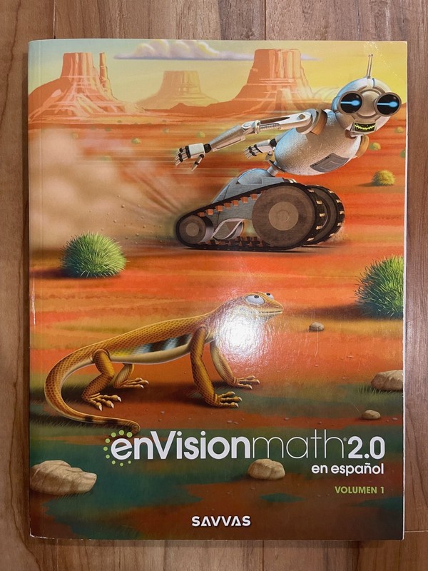 enVisionMATH 2.0 SPANISH en espanol, Grade 4 Volume 1, NEW student workbook