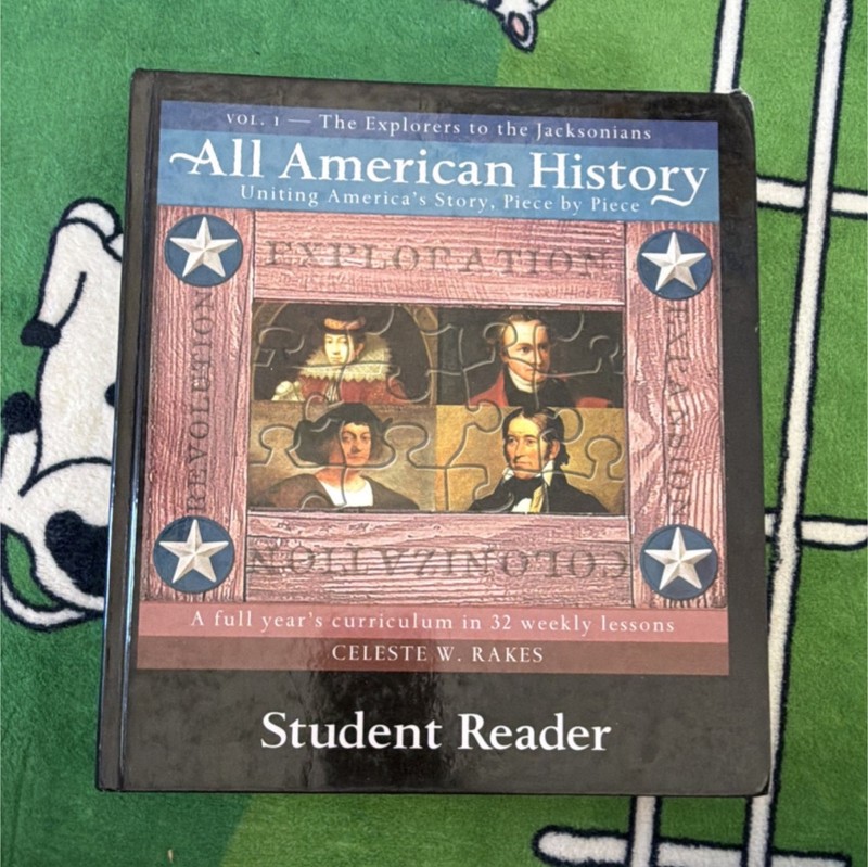 All American History Vol. 1 Student Reader Celeste W. Rakes Bright Ideas Press