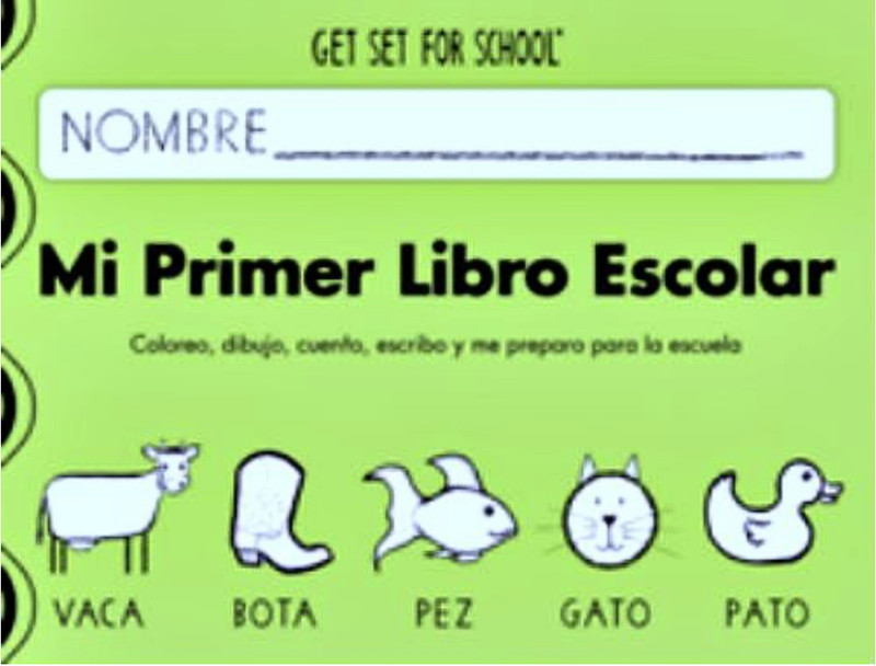 Handwriting Without Tears Mi Primer Libro Escolar – Spanish edition – BRAND NEW