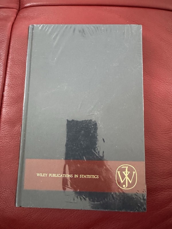 VINTAGE 1968 The Theory Of Stochastic Processes
