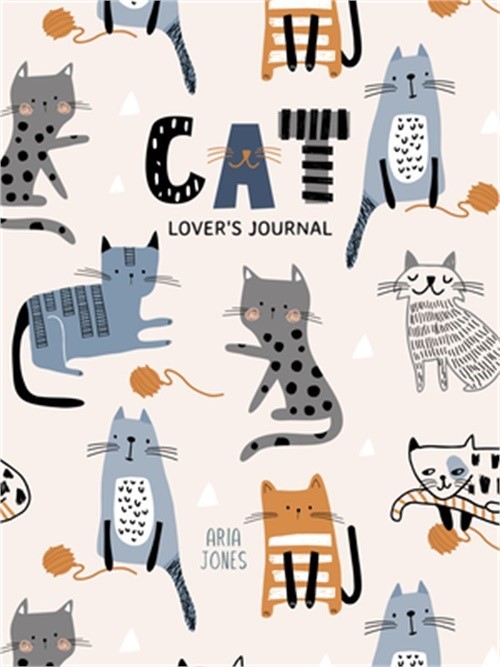 Cat Lover’s Blank Journal: A Cute Journal of Cat Whiskers and Diary Notebook Pag