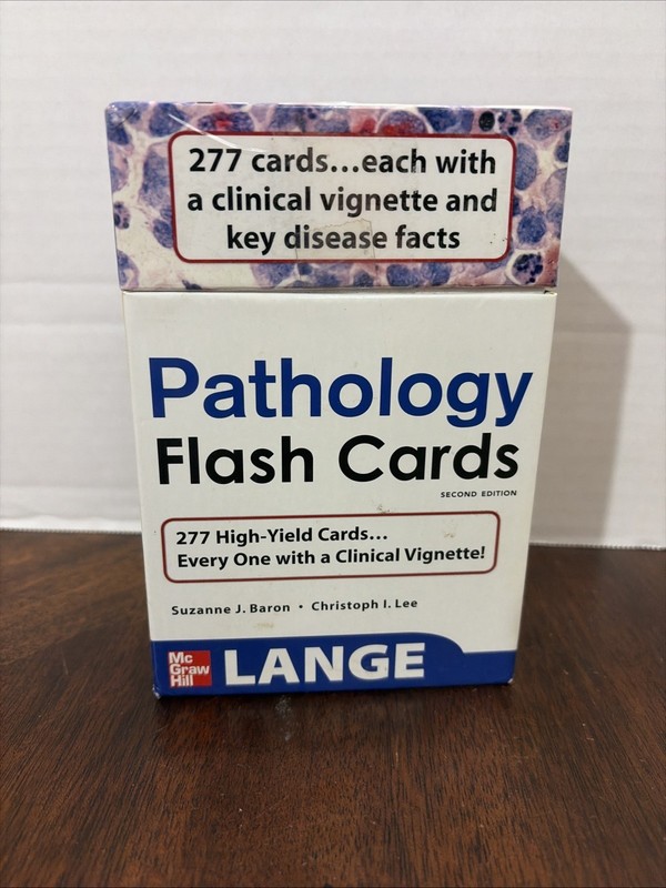 Lange Pathology Flash Cards, Third Edition (LANGE FlashCards)