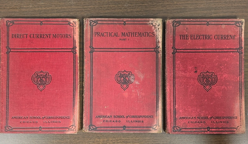Lot of 3- American School of Correspondence 1909 – 1911