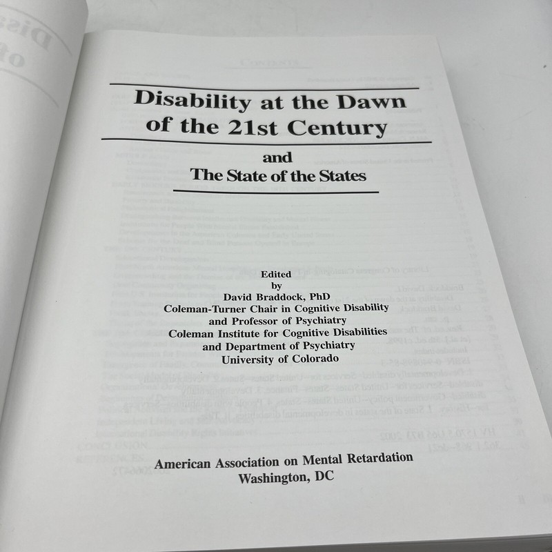 Disability at the Dawn of the 21st Century and the State of the States gallery