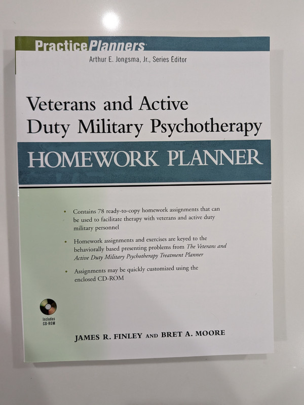 Wiley Practice Planners Lot - Veterans Military & Adult Psychotherapy - 3 Books gallery
