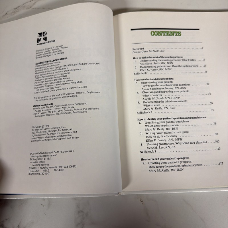 Nursing Skillbooks Ser.: Documenting Patient Care Responsibly by Jean... gallery