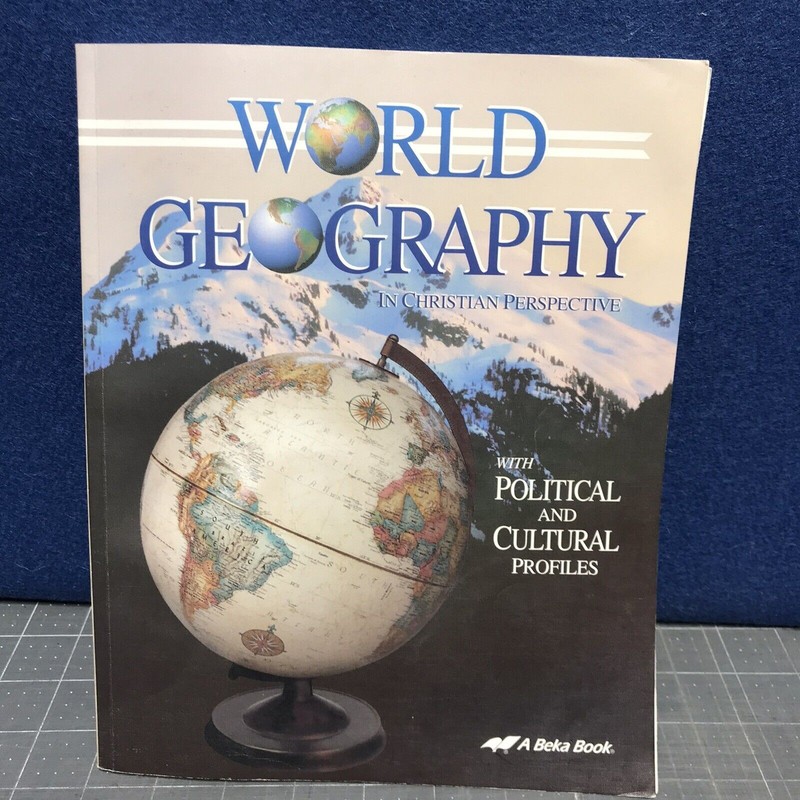 ABeka World Geography Text Teacher Guide Test Quiz Key Lot