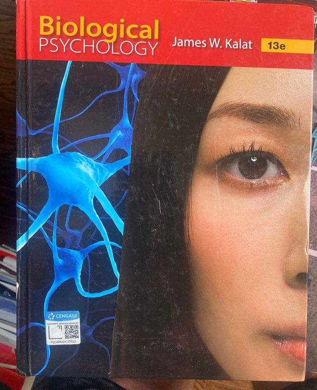 Biological Psychology 13th Edition – James Kalat – Hardcover – GOOD CONDITION