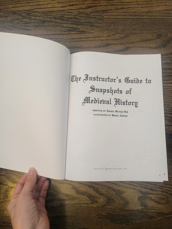 Curiosity Chronicles Snapshots of Medieval History Rachel Meyers Homeschool Set gallery