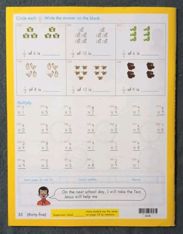 ACE School Of Tomorrow - Math Paces - 1035 ***NEW*** gallery