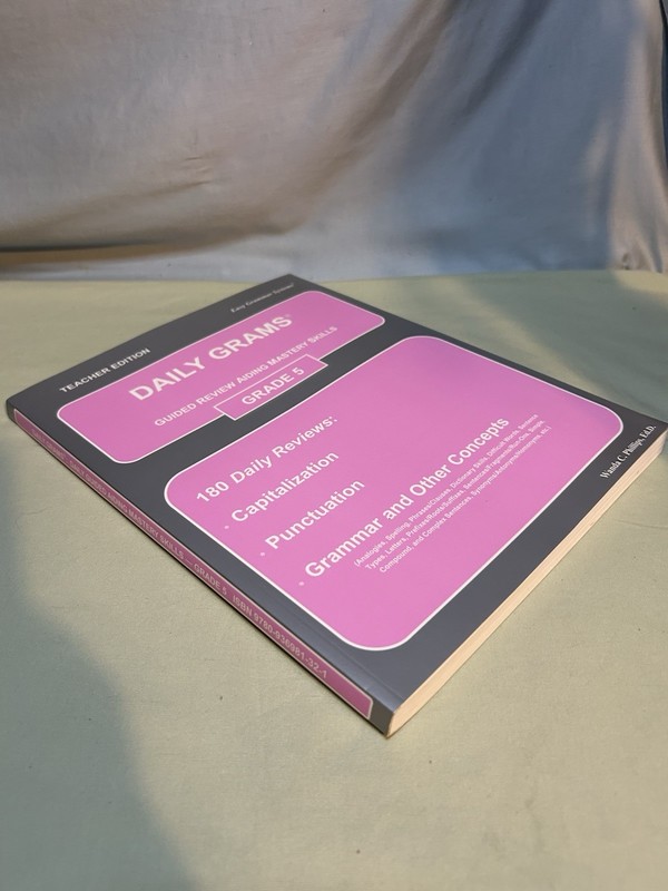 Daily Grams Grade 5 Teacher Edition Easy Grammar Systems Wanda Phillips