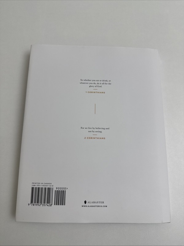 First & Second Corinthians by Alabaster Co. (2022, Hardcover) gallery