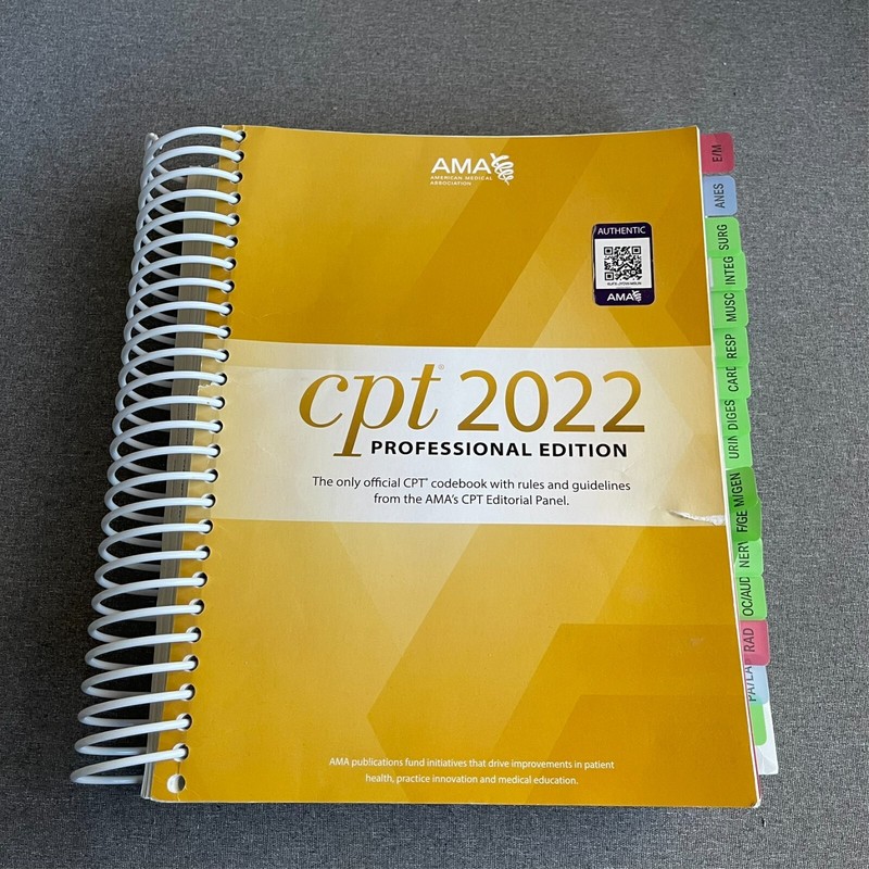 CPT Professional 2022 Spiral American Medical Association
