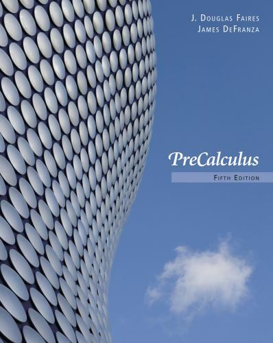 PreCalculus, Hardcover by Faires, J. Douglas; Defranza, James, Used Good Cond…