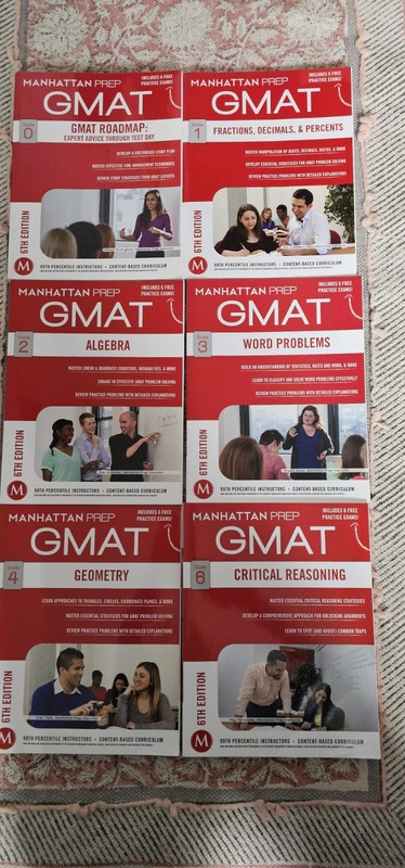 Manhattan Prep GMAT Strategy Guides Set 6th Edition 0-4 And Book 6