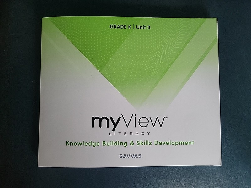 My View Literacy Kindergarten Unit 3 Knowledge Building & Skills Development