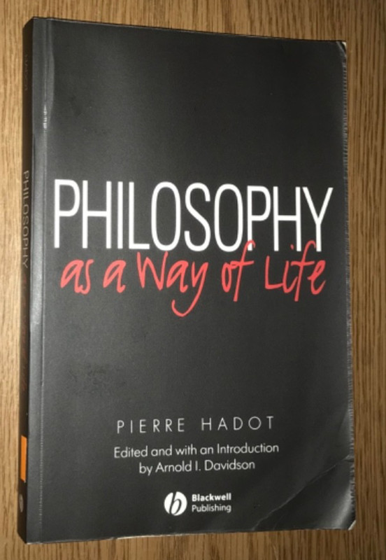 PHILOSOPHY AS A WAY OF LIFE PAPERBACK BOOK PIERRE HADOT SOCRATES TO FOUCAULT