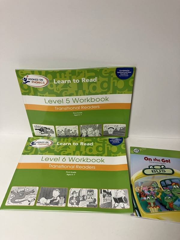 Hooked on Phonics Learn to Read Complete Kit Levels 1-8 *INCOMPLETE—See Pics gallery