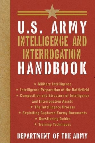 U.S. ARMY INTELLIGENCE AND INTERROGATION HANDBOOK (US ARMY **BRAND NEW**