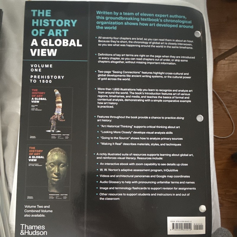 Thames & Hudson The History of Art: A Global View Vol 1 Looseleaf gallery