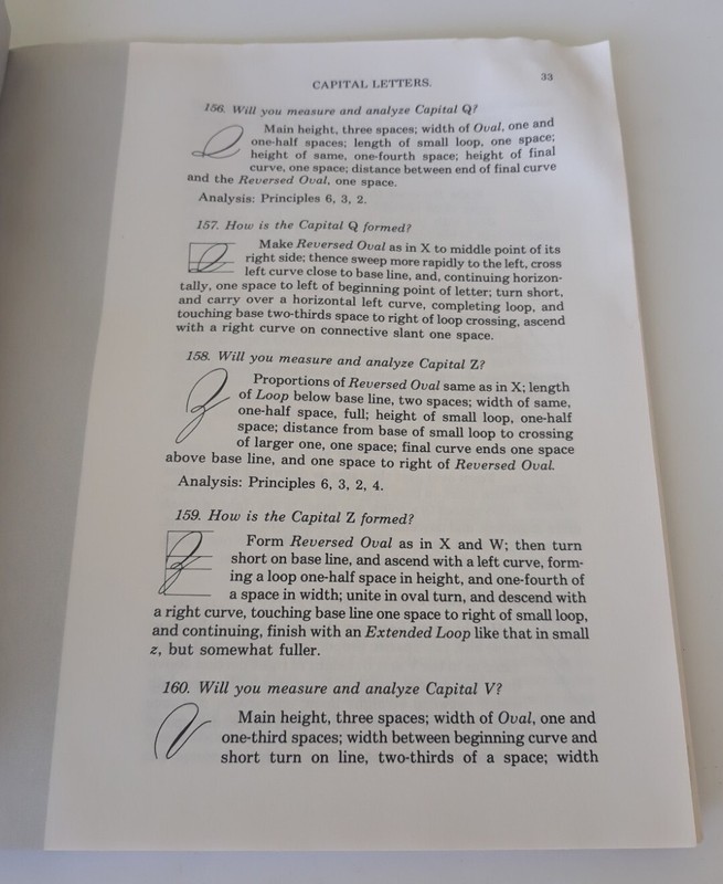 Theory of Spencerian Penmanship 1985 Nine Easy Lessons Mott Media Republication gallery