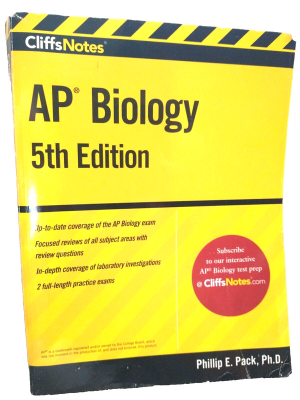 Cliffs Notes AP Biology, 5th Edition Cliffs Ap Biology – Paperback – Fair