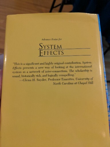 SYSTEM EFFECTS By Robert Jervis - Hardcover In great condition gallery