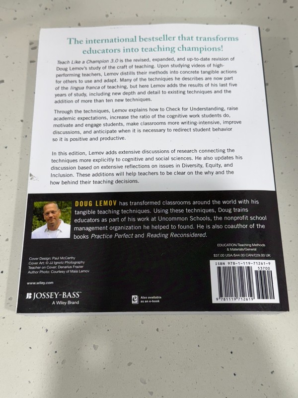 Teach Like a Champion 3.0 by Doug Lemov 63 Techniques... Students on the Path gallery