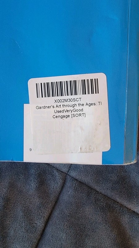 Fred S. Kleiner Art Through The Ages Vol. 1 Gardner's Cengage 16th Ed. Western gallery