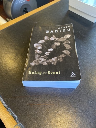 BEING AND EVENT by Alain Badiou – Translated Oliver Feltham 2012 pb Rare!