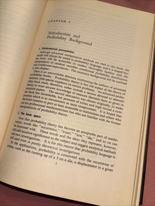 Stochastic Processes by Joseph Doob 1953 HC-John Wiley And Sons Inc. ￼ gallery
