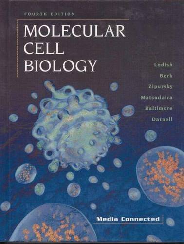 Molecular Cell Biology – Hardcover By Lodish, Harvey – VERY GOOD
