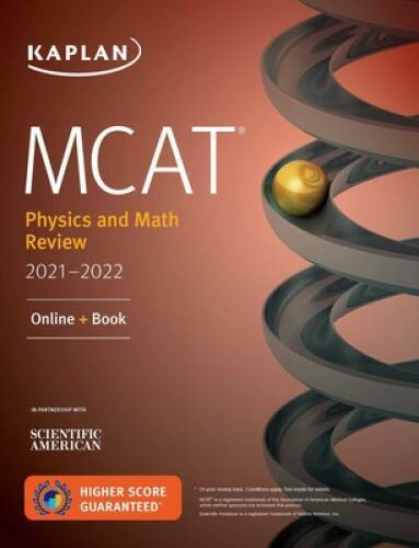 MCAT Physics and Math Review 2021-2022: Online + Book (Kaplan Test Prep) – GOOD