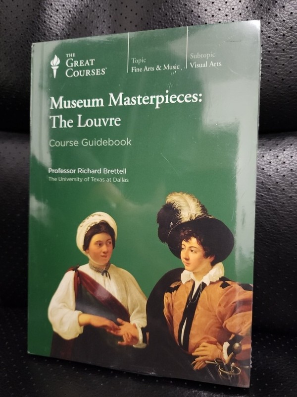 THE GREAT COURSES MUSEUM MASTERPIECES THE LOUVRE DVDs w/ COURSE GUIDEBOOK