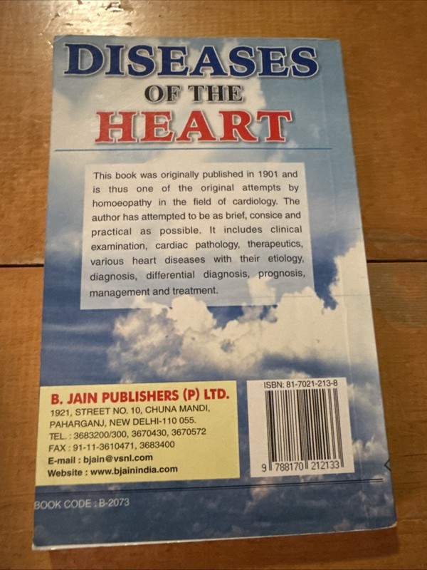 Diseases of the Heart by A L Blackwood MD 2001 PB B Jain Homeopathy gallery