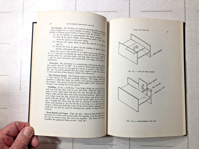 RARE Ironworkers Fabrication Manual 1957 Including Punch Hole Paper Manuals I-V gallery