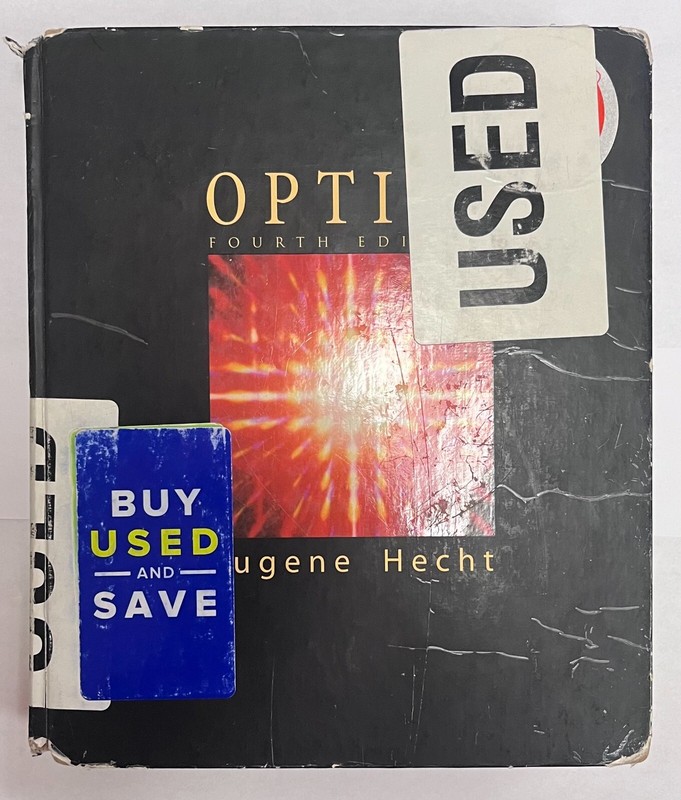 Optics by Eugene Hecht (2001, Hardcover)