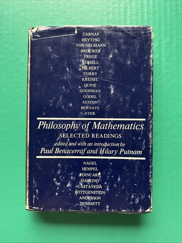 Philosophy of Mathematics (1964) by Paul Benacerraf, 2nd Printing HC w/DJ