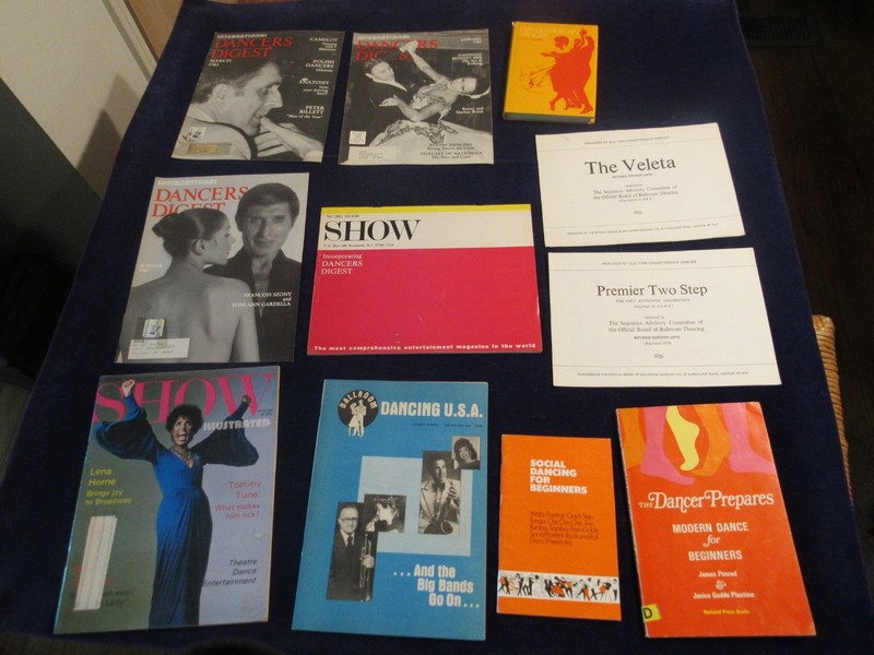 Vintage Dance Instruction Book Magazine Manual Lot of 11 ZZ14