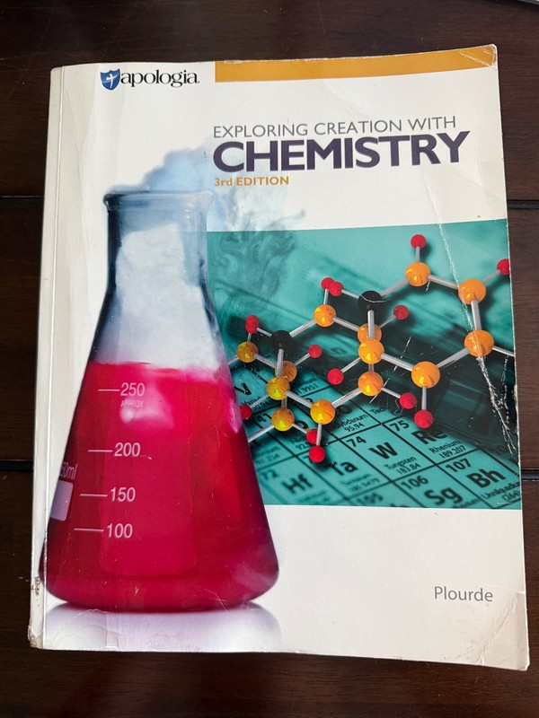 Apologia Chemistry 3rd Edition Textbook and Student Notebook