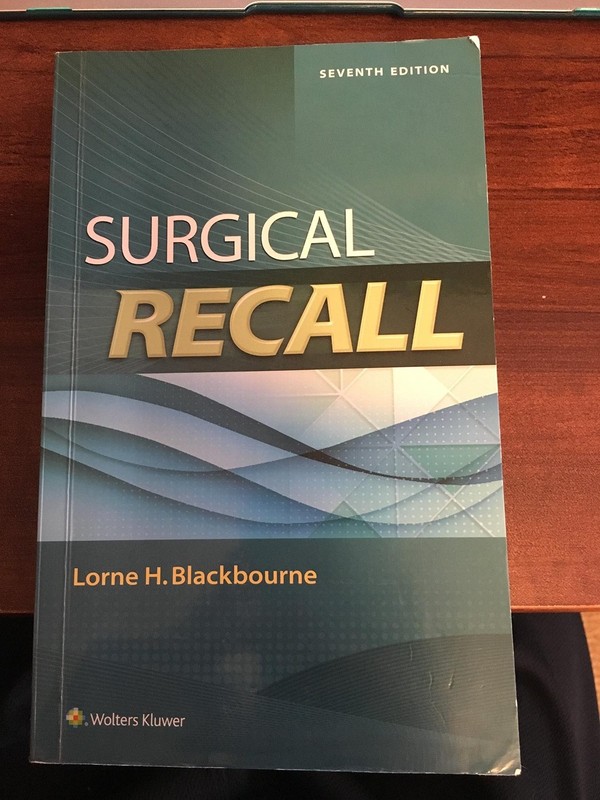 Surgical Recall Blackbourne, Lorne H.