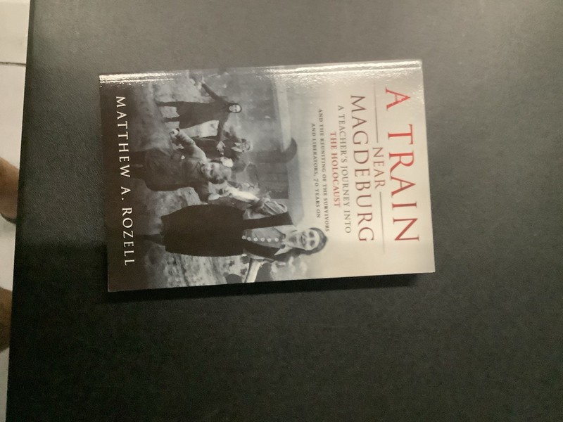 Train Near Magdeburg-LARGE Print Edition a Teacher’s Journey By Matthew Rozell