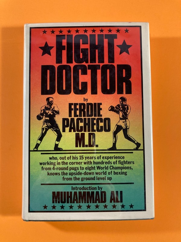 Fight Doctor Ferdie Pacheco Hardcover 1st First Boxing Memoir Muhammad Ali Intro
