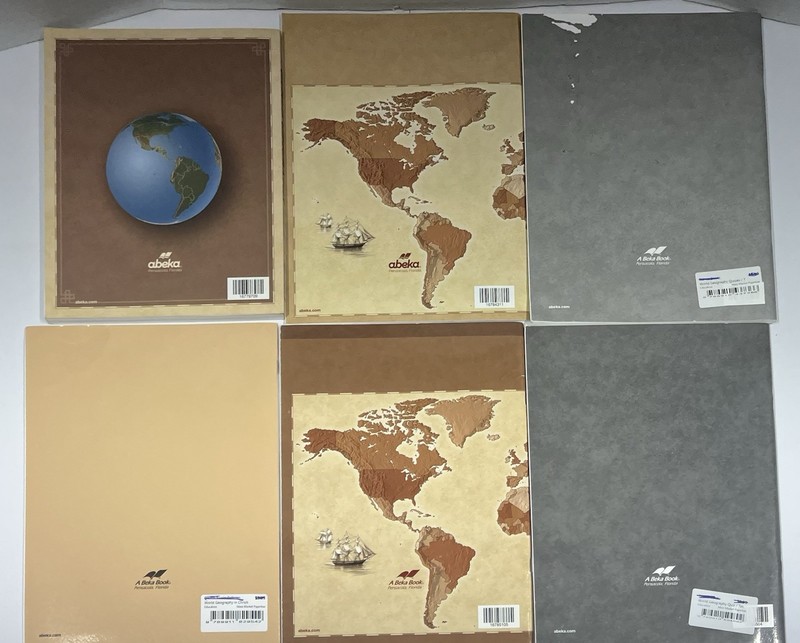 Abeka World Geography complete set 2nd ed. text quizzes tests key map studies gallery
