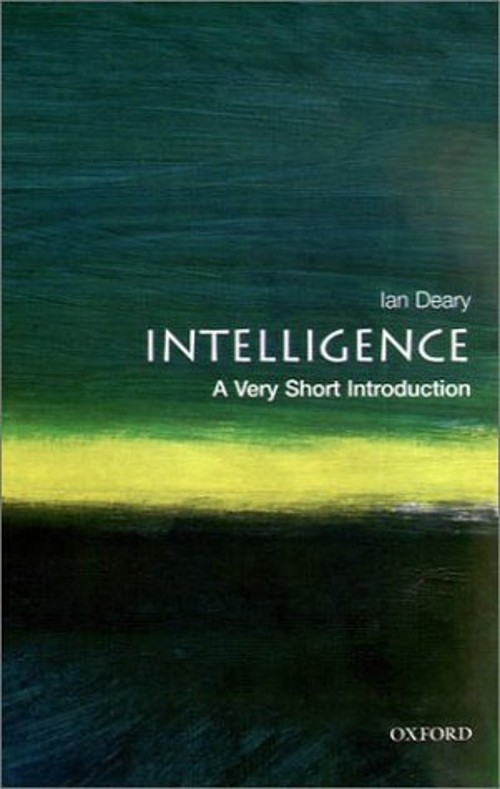 Intelligence: a Very Short Introduction Paperback Ian J. Deary