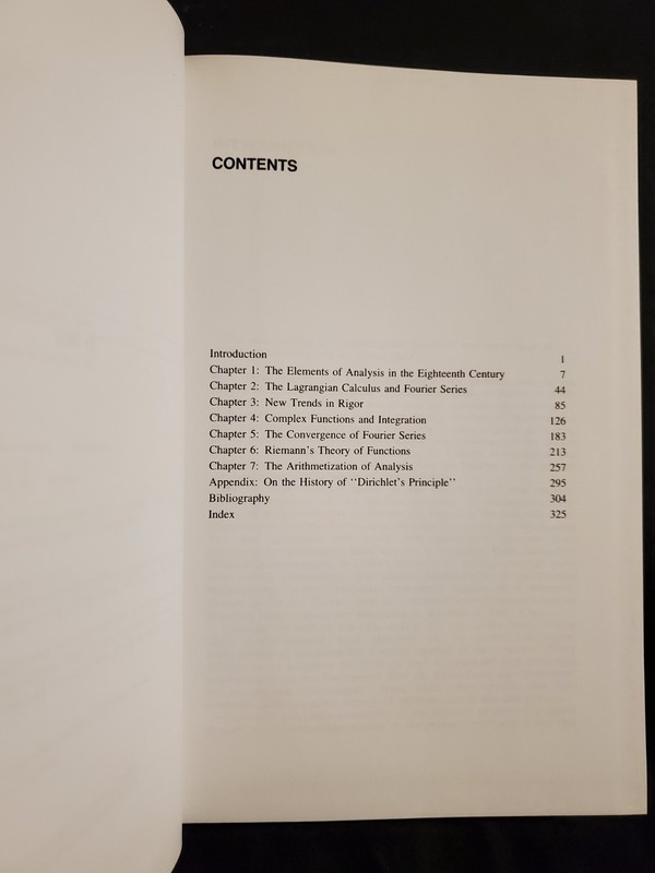 Higher Calculus: A History of Real and Complex Analysis from Euler to... 1986 HC gallery
