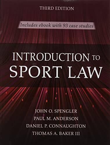 Introduction to Sport Law – Paperback By Spengler, John O – GOOD
