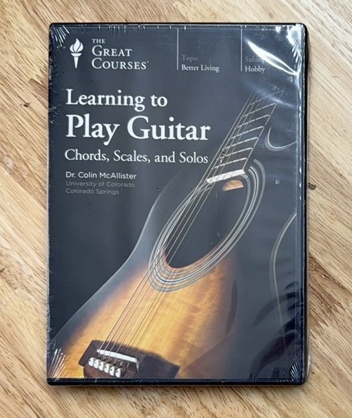 LEARNING TO PLAY GUITAR 4-Disc DVD The Great Courses Colin McAllister SEALED NEW